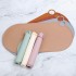 Wholesale Eco Friendly Oval Shape Soft Kids Baby Dinning Place Table Mat Silicone Placemats Feeding Sets
