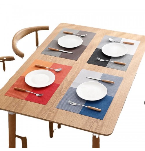 High quality PVC table decoration mats set for restaurant hotel luxury gold plastic woven placemat dinner dining plate dish mat High quality PVC table decoration mats set for restaurant hotel luxury gold plastic woven placemat dinner dining plate dish mat