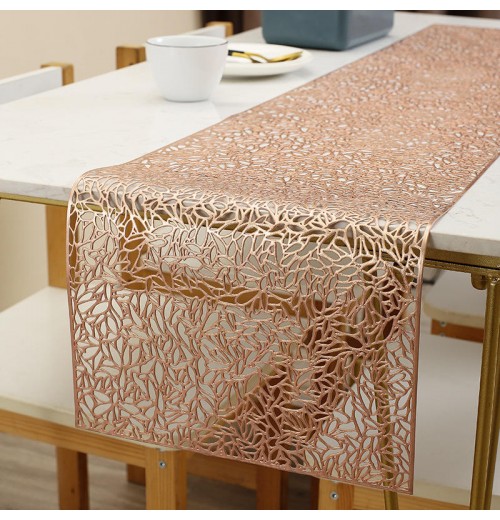 Nordic Table Decor 12 inch Hollow Out PVC Square Seed Table Runner Anti Slip PVC Heat Resistant Pad Metallic Placemats Nordic Table Decor 12 inch Hollow Out PVC Square Seed Table Runner Anti Slip PVC Heat Resistant Pad Metallic Placemats